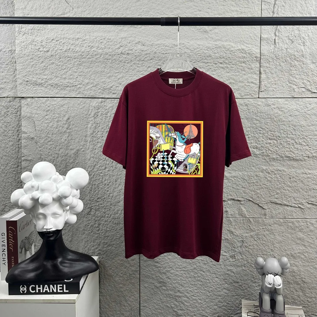 Herme* * 2026 New Arrival Classic T Same Style ：Black White Red Size： S （90-130 ） M （120-150 ） L （140-165 ） XL （160-180 ） XXL （180-210 ）